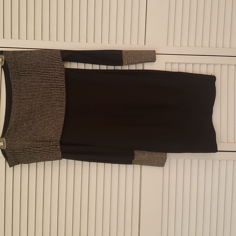 Sweater dress.